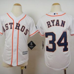 Fantastic Astros #34 Nolan Ryan White Cool Base Stitched Youth MLB Jersey Retailers boost your inventory Order now to meet customer demand