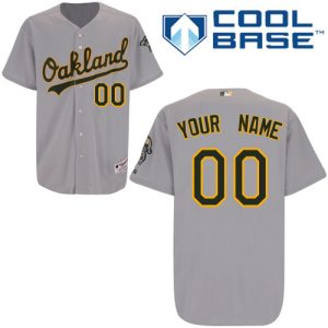 Fantastic Athletics Personalized Authentic Grey Cool Base MLB Jersey (S 3XL)
