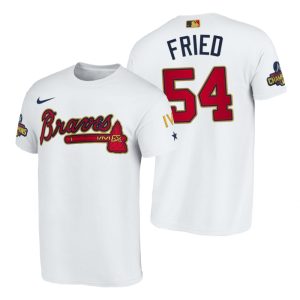 Fantastic Atlanta Braves #54 Max Fried Navy Nike 2022 Gold Progra T Shirt Retailers boost your inventory Order now to meet customer demand
