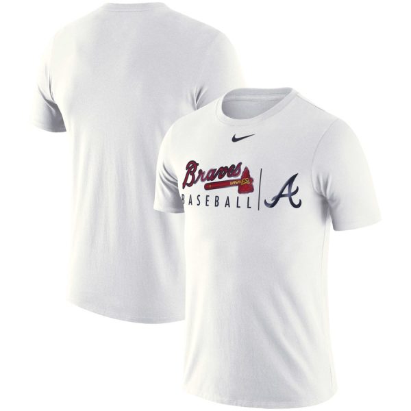 Fantastic Atlanta Braves Nike MLB Practice T Shirt White