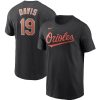 Fantastic Baltimore Orioles #19 Chris Davis Nike Name & Number T Shirt Black Limited stock Order now to show your love for your team