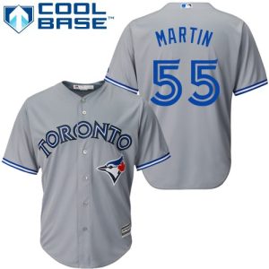 Fantastic Blue Jays #55 Russell Martin Grey Cool Base Stitched Youth MLB Jersey With high demand Don't miss out Order now to wear your team colors