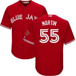 Fantastic Blue Jays #55 Russell Martin Red Cool Base Canada Day Stitched Youth MLB Jersey With high demand Don't miss out Order now to wear your team colors