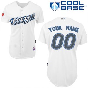 Fantastic Blue Jays Authentic White Cool Base MLB Jersey (S 3XL)