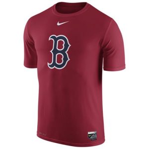 Fantastic Boston Red Sox Nike Authentic Collection Legend Logo 1.5 Performance T Shirt Red