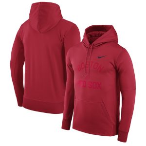 Fantastic Boston Red Sox Nike Therma Pullover Hoodie Red