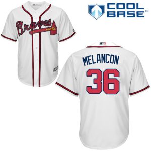 Fantastic Braves #36 Mark Melancon White New Cool Base Stitched MLB Jersey