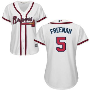 Fantastic Braves #5 Freddie Freeman White Home Women's Stitched MLB Jersey Hurry Exclusive offer Place your order immediately for a great jersey