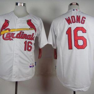 Fantastic Cardinals #16 Kolten Wong White Cool Base Stitched MLB Jersey