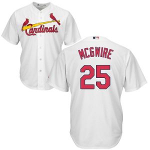 Fantastic Cardinals #25 Mark McGwire White Cool Base Stitched Youth MLB Jersey For a short time available Grab yours quickly to own a team jersey