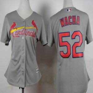 Fantastic Cardinals #52 Michael Wacha Grey Road Women's Stitched MLB Jersey Limited stock Order now to show your love for your team