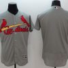 Fantastic Cardinals Blank Grey Flexbase Authentic Collection Stitched MLB Jersey