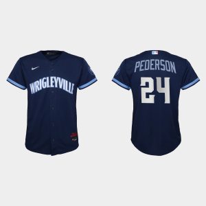 Fantastic Chicago Cubs #24 Joc Pederson Youth Nike 2021 City Connect Navy MLB Jersey Act fast Only a few left Secure yours today