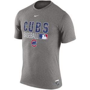 Fantastic Chicago Cubs Nike 2016 AC Legend Team Issue 1.6 T Shirt Gray