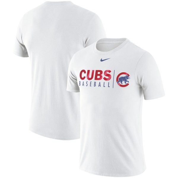 Fantastic Chicago Cubs Nike MLB Practice T Shirt White