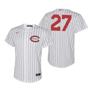 Fantastic Cincinnati Reds #27 Jake Fraley Youth 2022 Field of Dreams MLB Game Jersey   White Be among the first buyers Order now to enjoy top notch quality