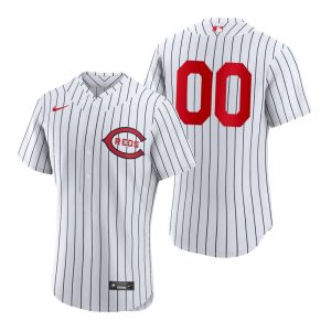 Fantastic Cincinnati Reds Custom Men's 2022 Field of Dreams MLB Authentic Jersey   White