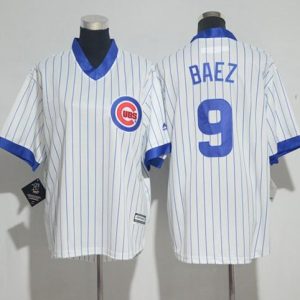 Fantastic Cubs #9 Javier Baez White(Blue Strip) Cooperstown Stitched Youth MLB Jersey Sports enthusiasts seize this opportunity Order now to feel the game excitement