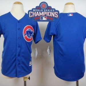 Fantastic Cubs Blank Blue Alternate 2016 World Series Champions Stitched Youth MLB Jersey With high demand Don't miss out Order now to wear your team colors