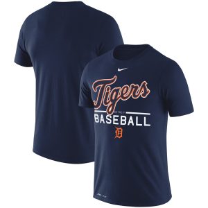 Fantastic Detroit Tigers Nike Practice Performance T Shirt Navy