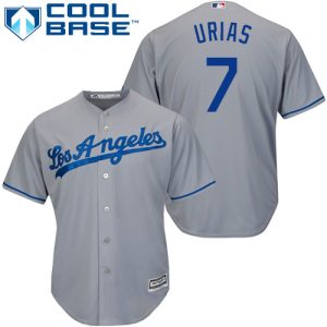 Fantastic Dodgers #7 Julio Urias Grey Cool Base Stitched Youth MLB Jersey Retailers boost your inventory Order now to meet customer demand