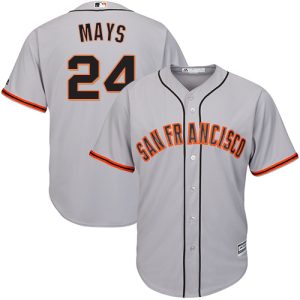 Fantastic Giants #24 Willie Mays Grey Road Cool Base Stitched Youth MLB Jersey Sports enthusiasts seize this opportunity Order now to feel the game excitement