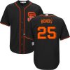 Fantastic Giants #25 Barry Bonds Black Alternate Cool Base Stitched Youth MLB Jersey With high demand Don't miss out Order now to wear your team colors
