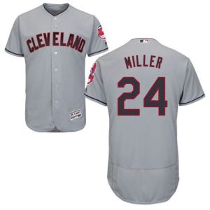 Fantastic Guardians #24 Andrew Miller Grey Flexbase Authentic Collection Stitched MLB Jersey