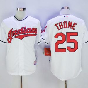 Fantastic Guardians #25 Jim Thome White Cool Base Stitched MLB Jersey