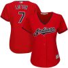 Fantastic Guardians #7 Kenny Lofton Red Women's Stitched MLB Jersey Sports fans this is your chance Order soon to be part of the action
