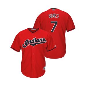 Fantastic Guardians #7 Yan Gomes Scarlet Alternate 2019 Cool Base Stitched MLB Jersey
