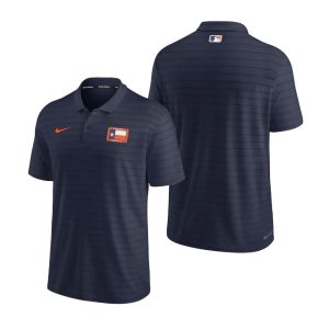 Fantastic Houston Astros Blank 2022 City Connect Navy Striped Polo Collectors this is a must have Add it to your collection by ordering