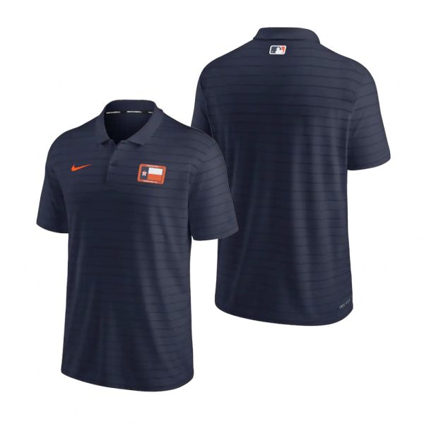 Fantastic Houston Astros Blank 2022 City Connect Navy Striped Polo Collectors this is a must have Add it to your collection by ordering