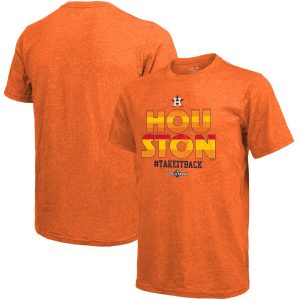 Fantastic Houston Astros Majestic Threads 2019 World Series Bound Hometown T Shirt Orange