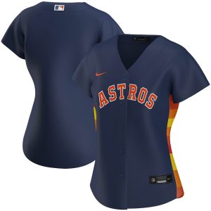 Fantastic Houston Astros Nike Women's Alternate 2020 MLB Team Jersey Navy Retailers boost your inventory Order now to meet customer demand