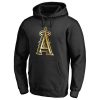 Fantastic Los Angeles Angels of Anaheim Gold Collection Pullover Hoodie Black