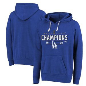 Fantastic Los Angeles Dodgers 2020 World Series Champions Locker Room Pullover Hoodie Royal