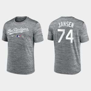 Fantastic Los Angeles Dodgers #74 Kenley Jansen Men's Anthracite 2021 City Connect Practice Anthracite T Shirt Be among the first buyers Order now to enjoy top notch quality