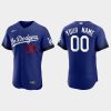 Fantastic Los Angeles Dodgers Custom Nike Men's 2021 City Connect Authentic MLB Jersey Royal