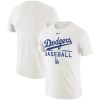 Fantastic Los Angeles Dodgers Nike Practice Performance T Shirt White