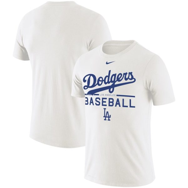 Fantastic Los Angeles Dodgers Nike Practice Performance T Shirt White