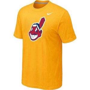 Fantastic MLB Cleveland Guardians Heathered Nike Blended T Shirt Yellow With high demand Don't miss out Order now to wear your team colors