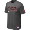 Fantastic MLB Houston Astros Dark Grey Nike Short Sleeve Practice T Shirt