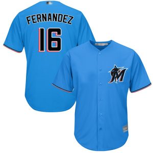 Fantastic Marlins #16 Jose Fernandez Blue Cool Base Stitched Youth MLB Jersey Limited stock Order now to show your love for your team