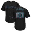 Fantastic Marlins Personalized Alternate 2019 Cool Base Black MLB Jersey (S 3XL)