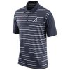 Fantastic Men's Atlanta Braves Nike Navy Dri FIT Stripe Polo