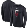 Fantastic Men's Cleveland Guardians Nike Navy Authentic Collection Legend Performance Long Sleeve T Shirt Be among the first buyers Order now to enjoy top notch quality