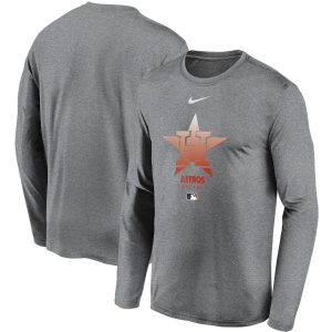 Fantastic Men's Houston Astros Nike Charcoal Authentic Collection Legend Performance Long Sleeve T Shirt Be among the first buyers Order now to enjoy top notch quality