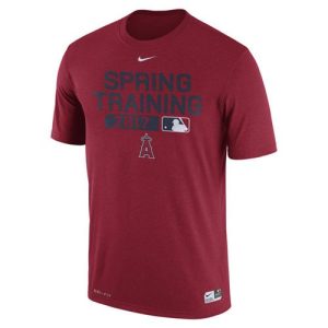 Fantastic Men's Los Angeles Angels of Anaheim Nike Red 2017 Spring Training Authentic Collection Legend Team Issue Performance T Shirt