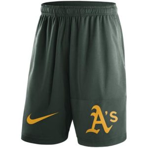 Fantastic Men's Oakland Athletics Nike Green Dry Fly Shorts